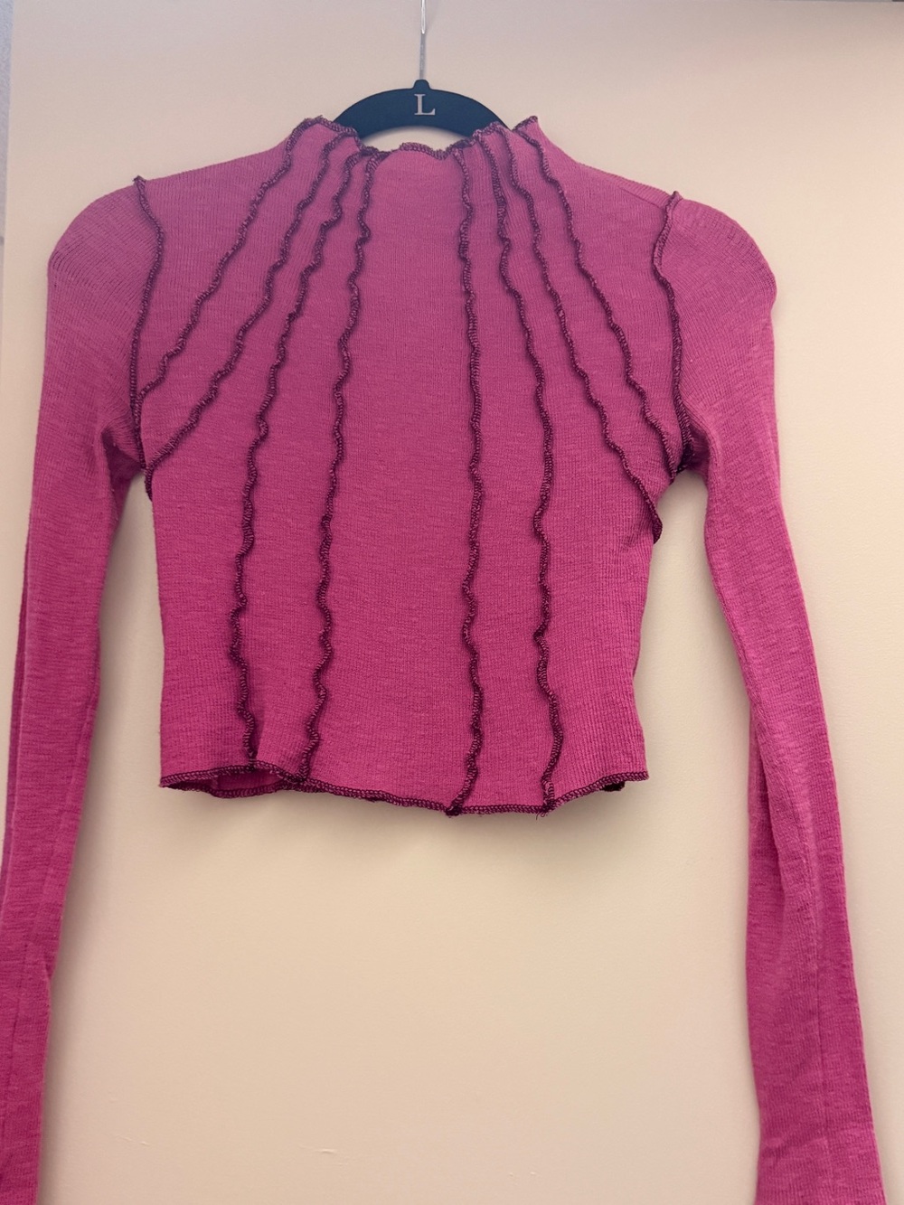Urban Outfitters Magenta Mock Neck Knit top